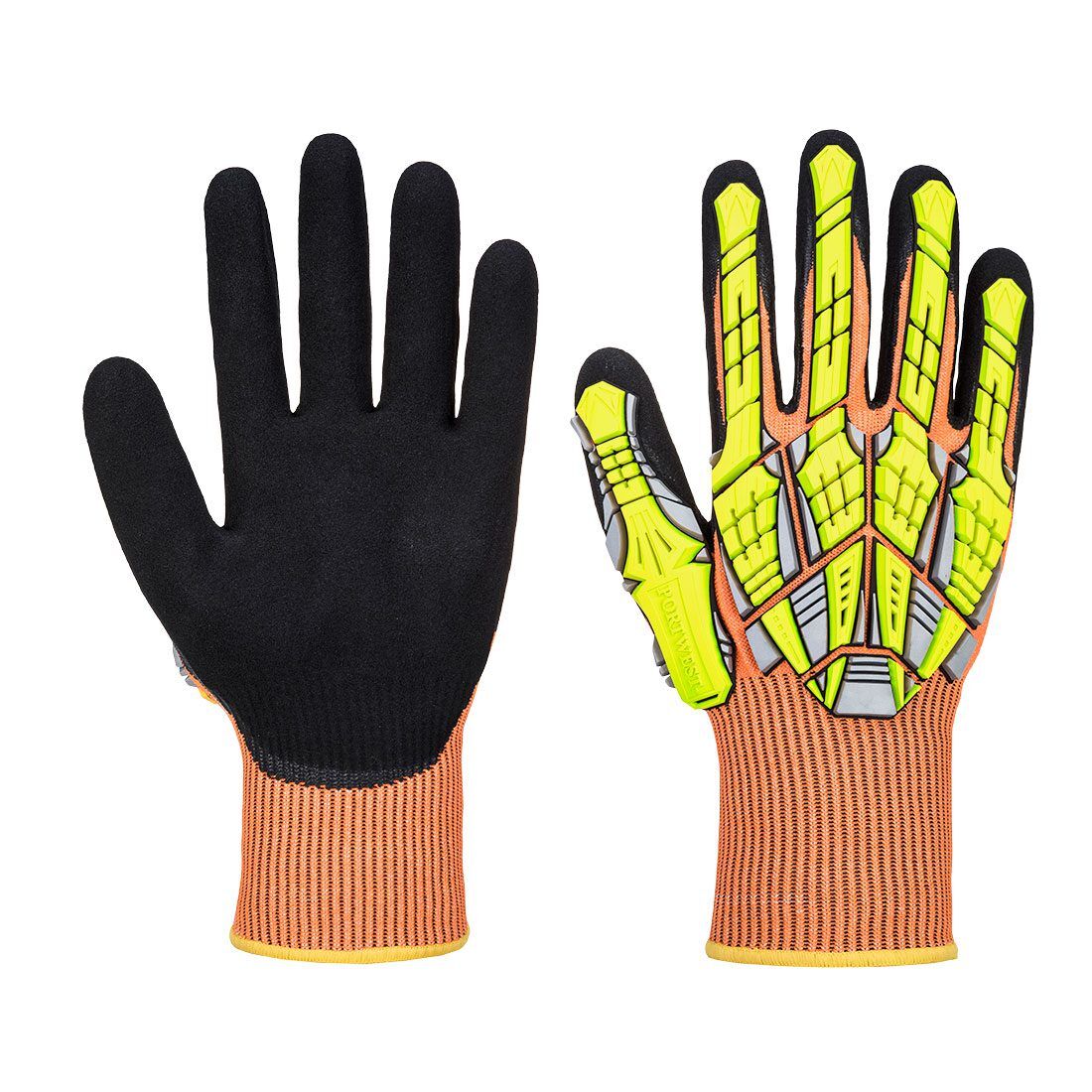 A727ORR.jpg DX VHR Impact Gloves Orange - Image 1