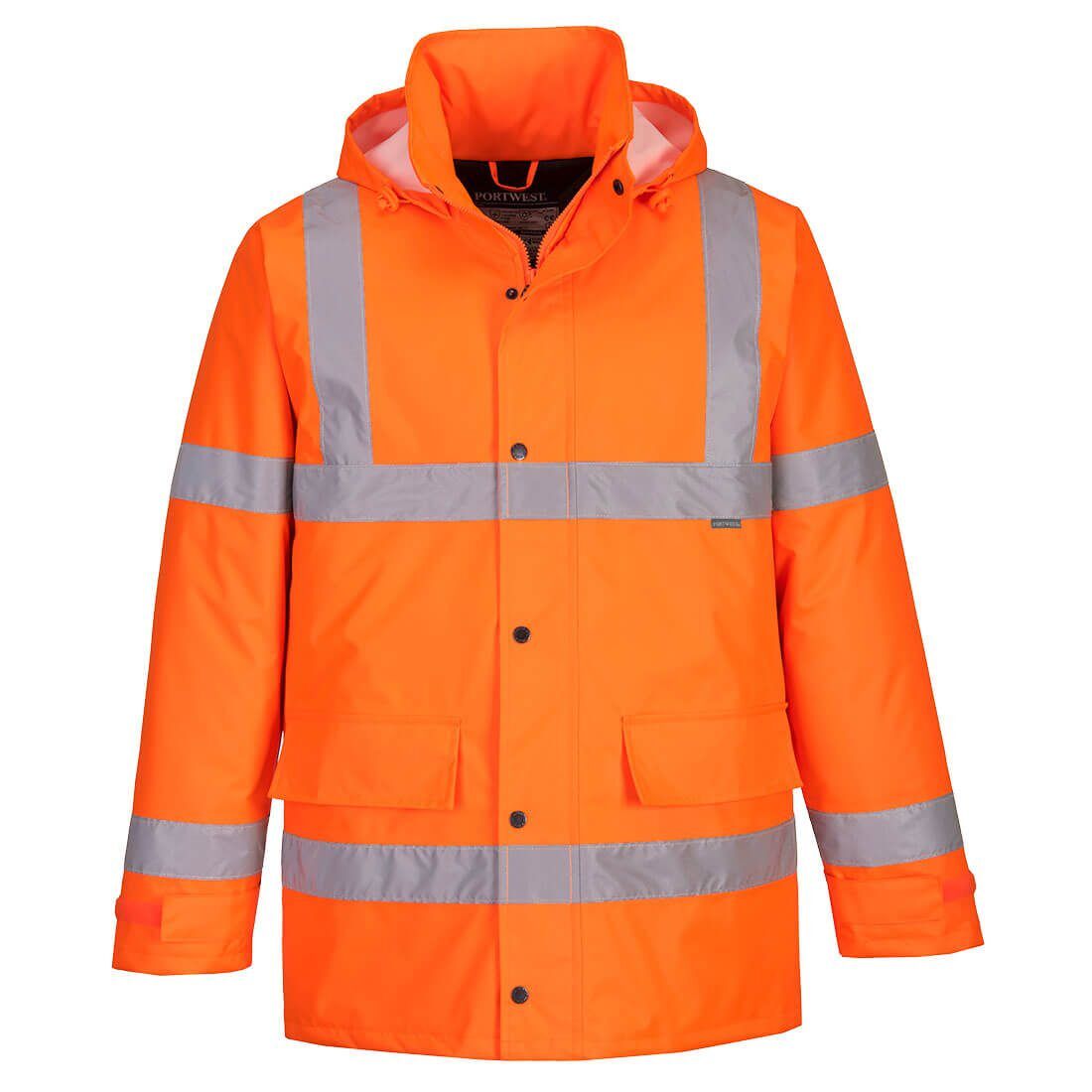 Hi-Vis Traffic Jacket Orange - Image 1
