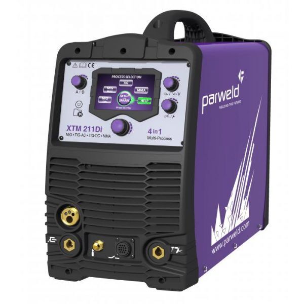 Parweld-XTM-211Di-Multi-Process-Welder-ACDC-TIG-600x600 211 Parweld XTM 211Di MIG Inverter 4-in-1 | Dual Voltage - Image 1