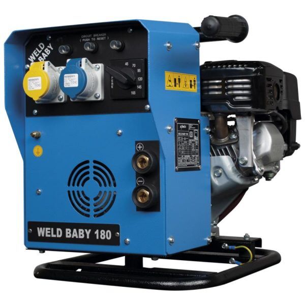 Weldbaby-180-600x600 2 Genset Weld Baby 180 Petrol Welder Generator - Image 1