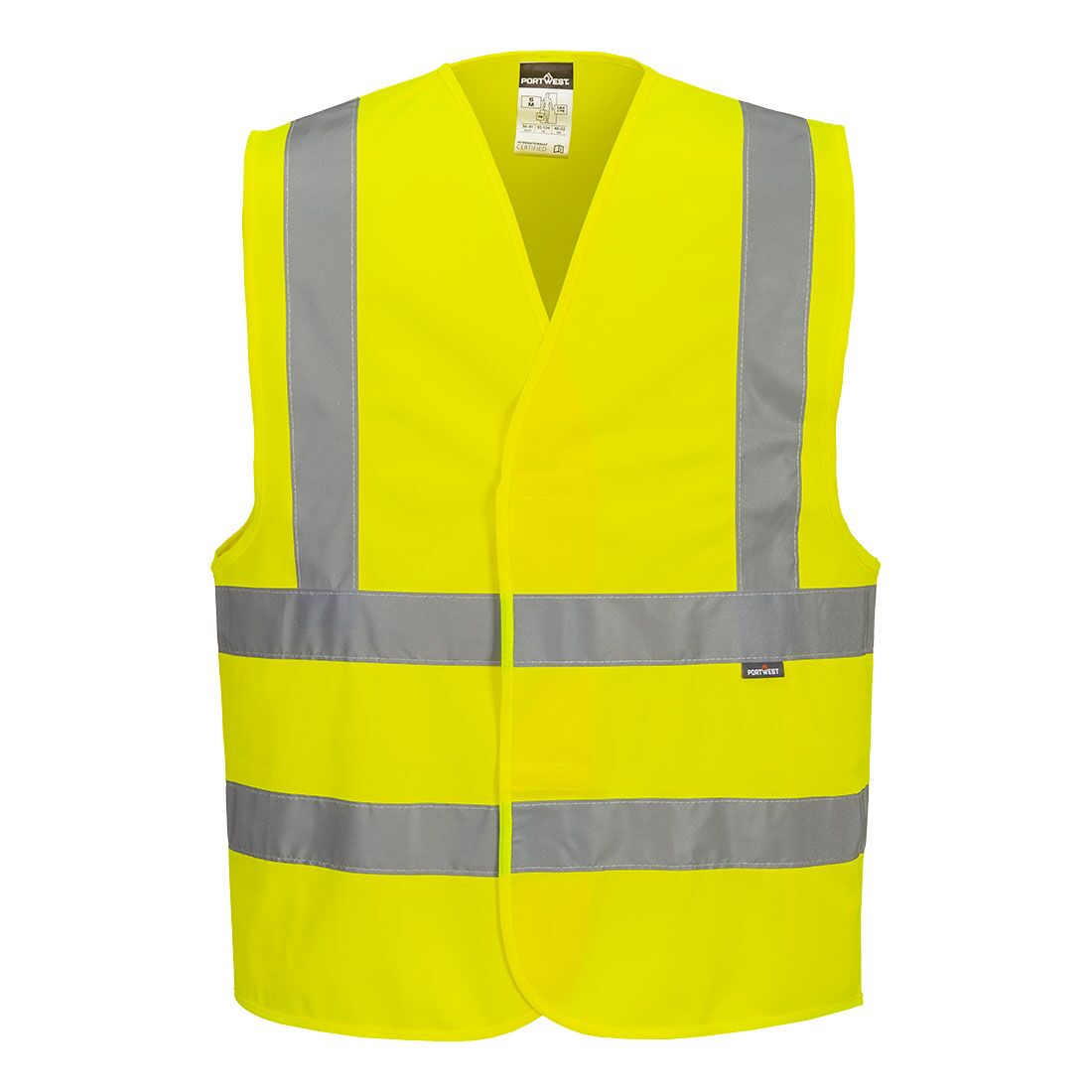 C470YER C470 - Hi-Vis Band and Brace Vest (Yellow) - Image 1
